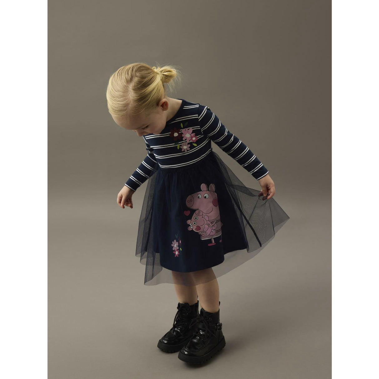 Name It Navy Blazer Nmforini Peppa Ls Tulle Dress Cplg