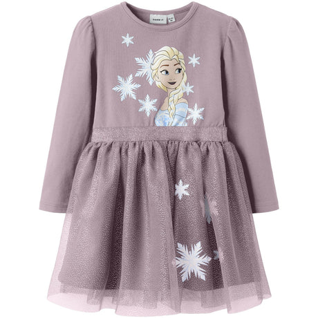 Name It Keepsake Lilac Nmfosimi Frozen Ls Tulle Dress Wdi