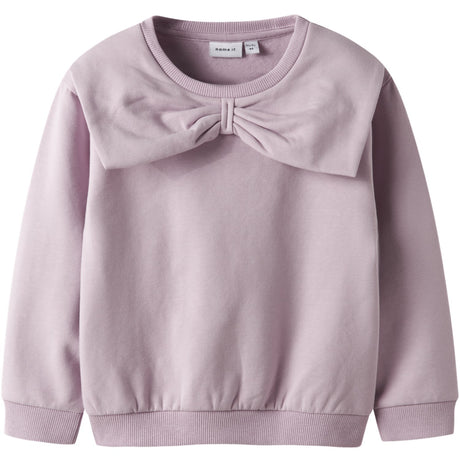 Name It Keepsake Lilac Nmfsovea Ls Nreg Sweat Bru