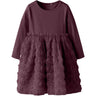 Name It Burgundy Nmfsykia Tulle Ls Dress