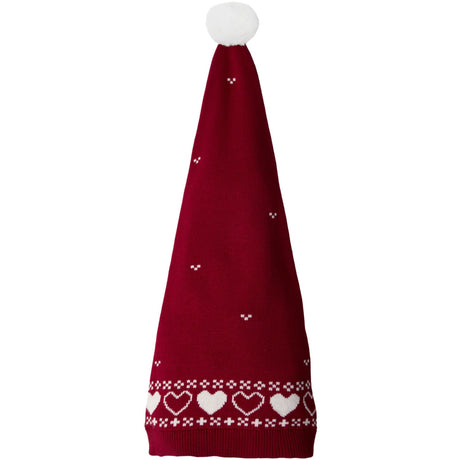 Name It Jester Red Hearts Nmnrismas Knit Hat