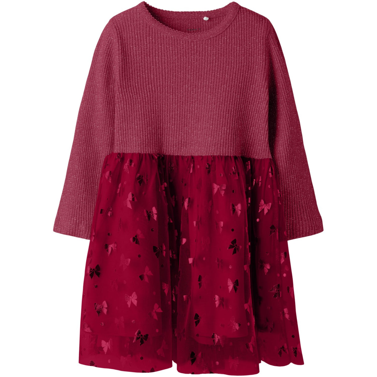 Name It Jester Red Nmfrosally Ls Dress