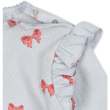 Konges Sløjd Rosia Blue Bow Sui Frill Body GOTS