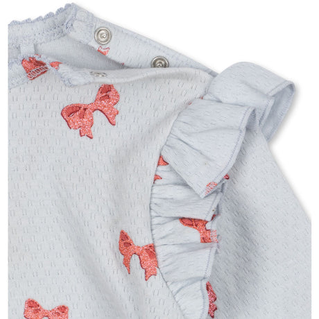 Konges Sløjd Rosia Blue Bow Sui Frill Body GOTS