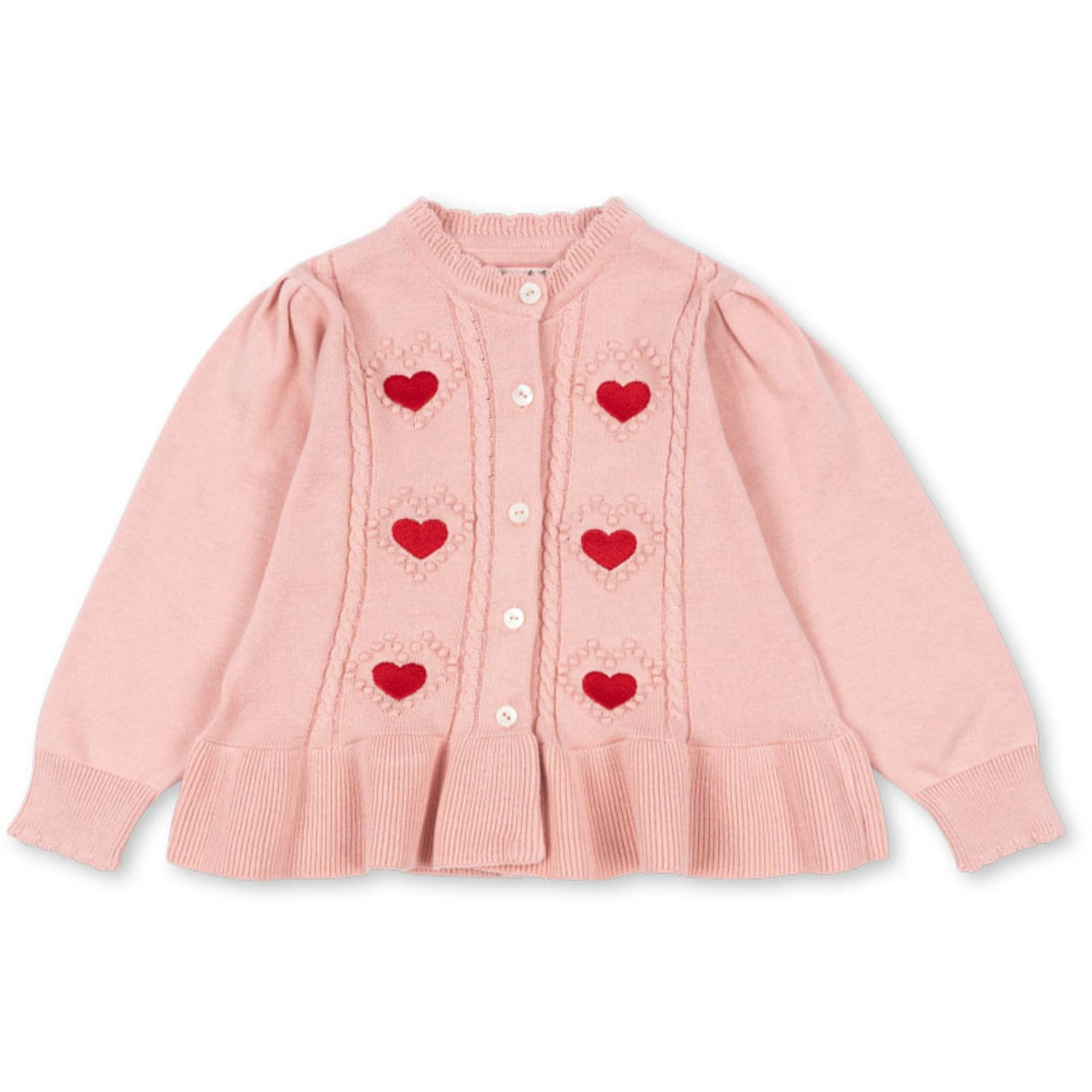 Konges Sløjd Silver Pink Soleil Cardigan GOTS