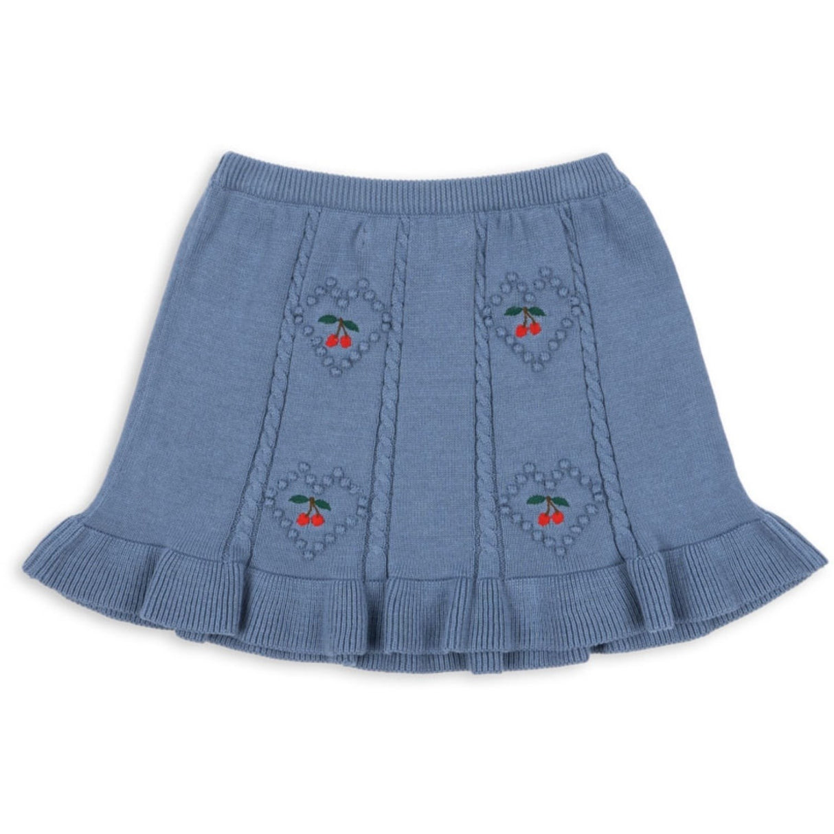 Konges Sløjd Country Blue Soleil Strikk Skjørt GOTS