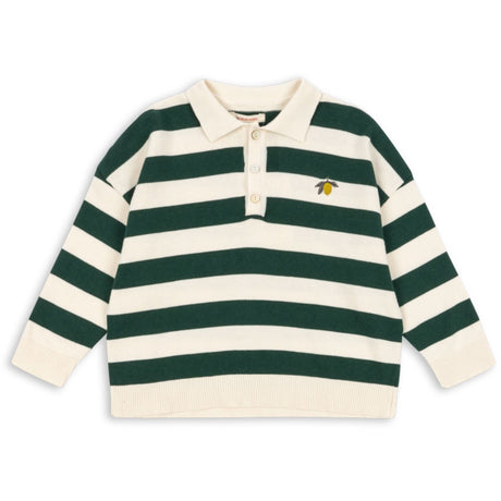Konges Sløjd Pine Grove Stripe Manis Strikk Polo