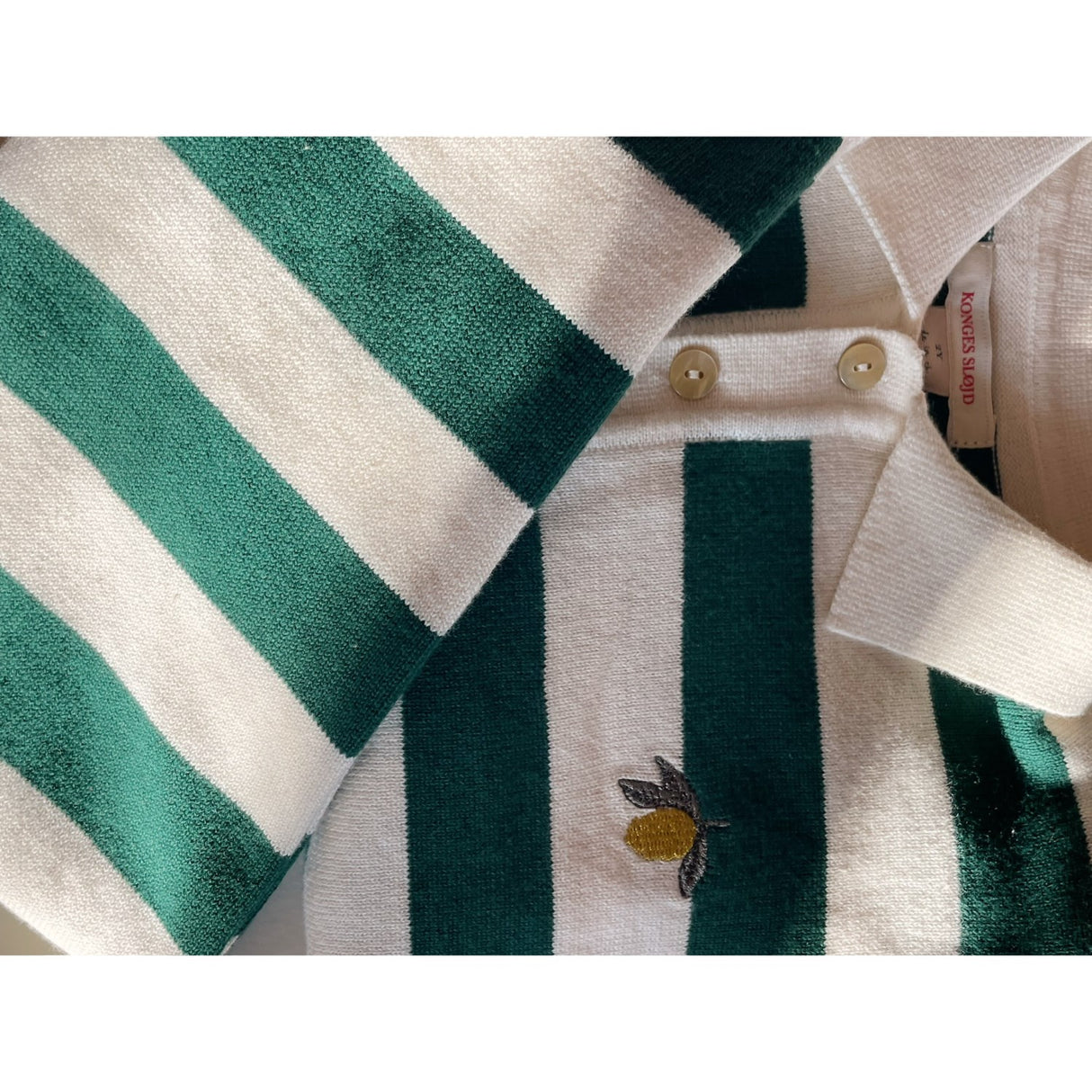 Konges Sløjd Pine Grove Stripe Manis Strikk Polo