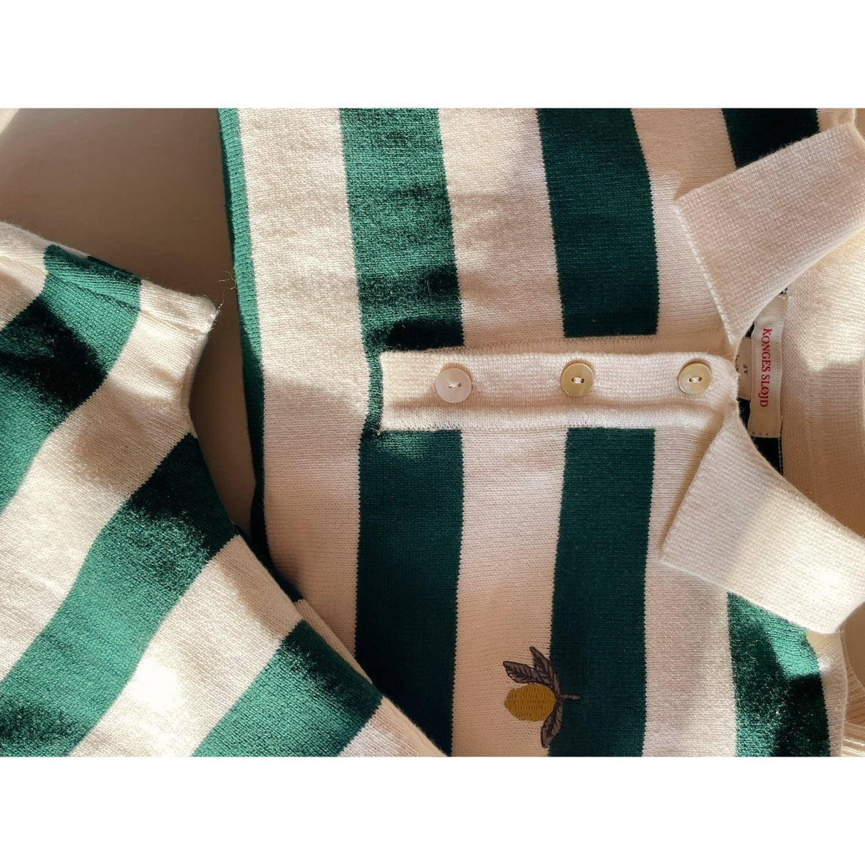 Konges Sløjd Pine Grove Stripe Manis Strikk Polo