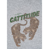 Konges Sløjd Grey Melange Lou Sweat Zip Hette Ocs