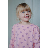 Konges Sløjd Hortensia Coeur Drey Slit Bluse GOTS