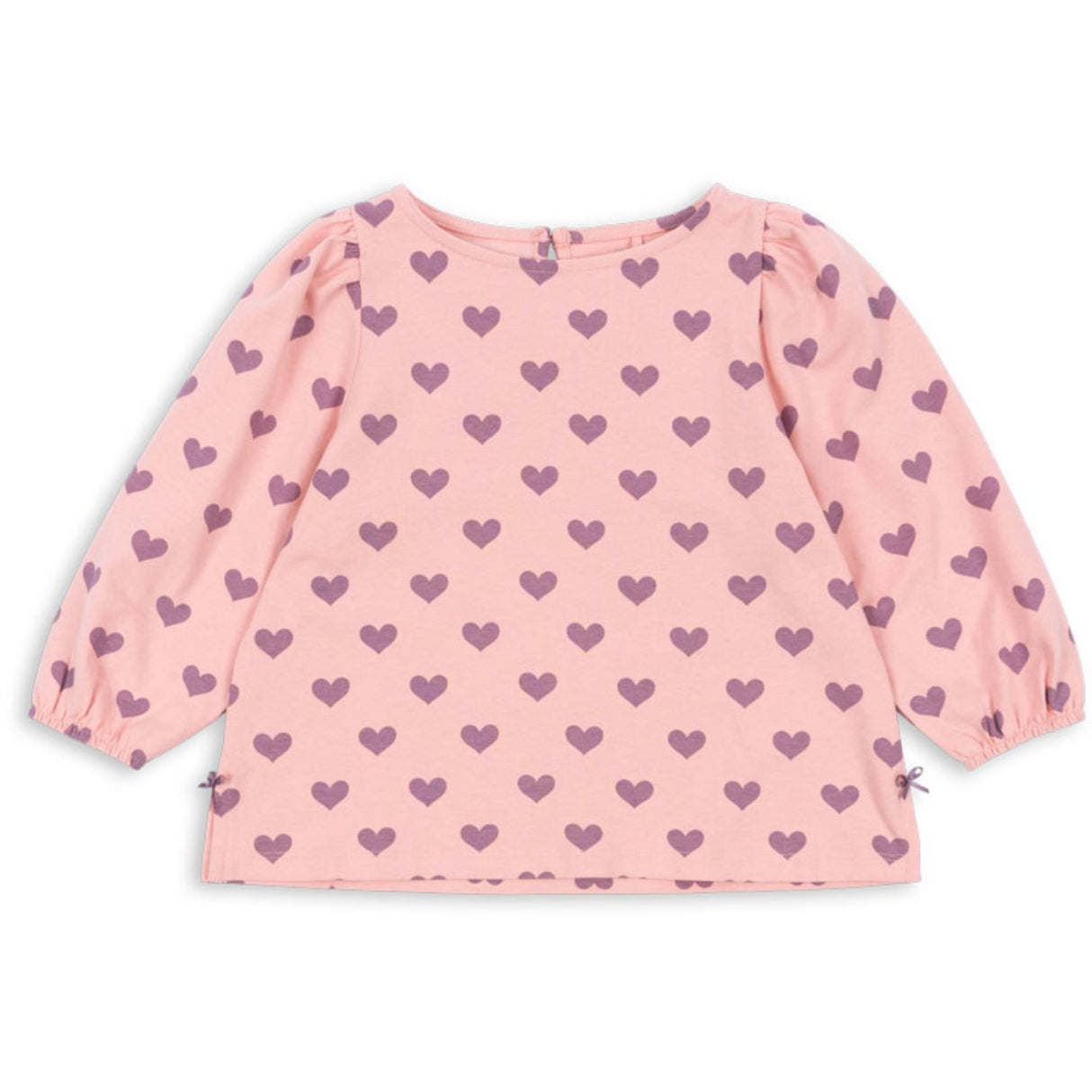 Konges Sløjd Hortensia Coeur Drey Slit Bluse GOTS