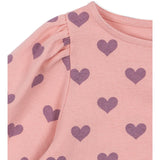 Konges Sløjd Hortensia Coeur Drey Slit Bluse GOTS