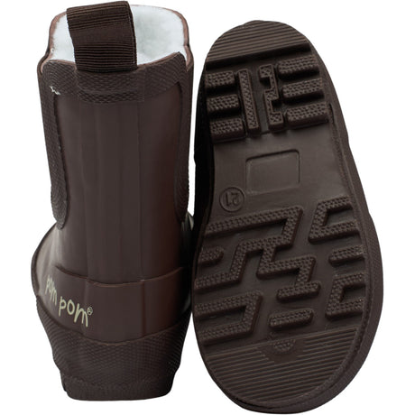 Pom Pom Chocolate Brook GumBoots Thermo Ankle