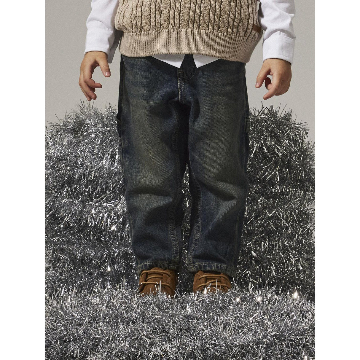 Name It Vintage Dark Blue Denim Nmmben Tap Jeans Carp 8940-bc Noos