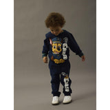 Name It Navy Blazer Nmmneel Paw Nreg Swe Pants Bru Cplg