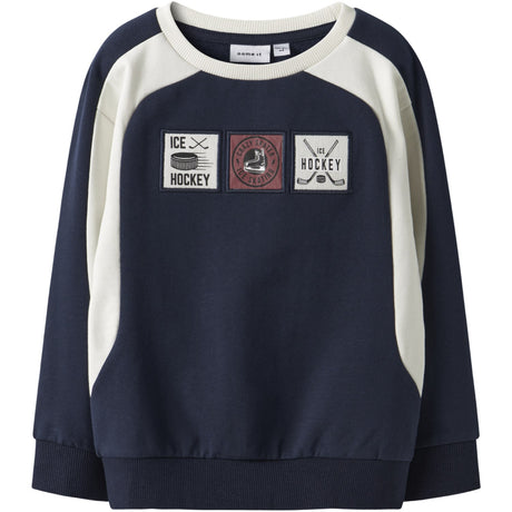 Name It Navy Blazer Nmmsylvester Ls Nreg Sweat Bru