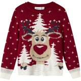 Name It Jester Red Nknrebo Ls Strikk Box