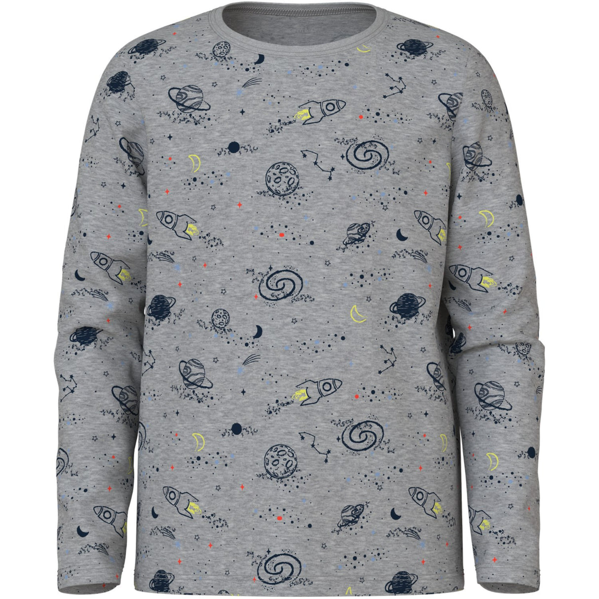 Name It Grey Melange Nkmnightset Grey Space Noos