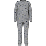 Name It Grey Melange Nkmnightset Grey Space Noos