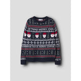 Name It Dark Sapphire Nknrastokka Ls Strikk