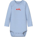 Name It Grey Melange Nbmbody 3P Ls Firetruck Noos