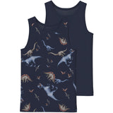 Name It Navy Blazer Nmmtank Topp 2P Navy Dino Noos