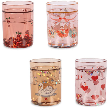 Konges Sløjd Rose Multi 4 Pakke Glitter Cups