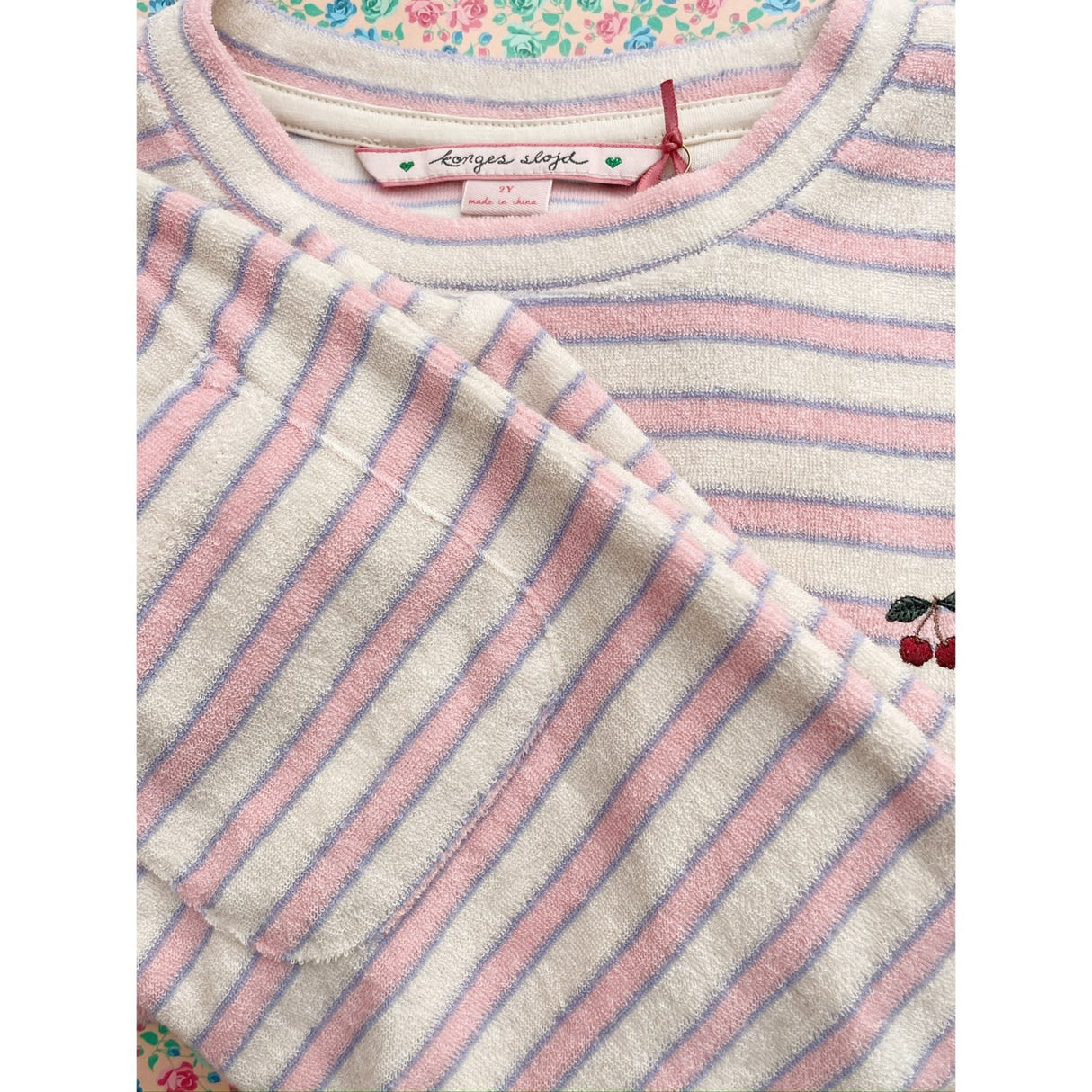 Konges Sløjd Lolly Stripe Itty Sweat Skjorte GOTS