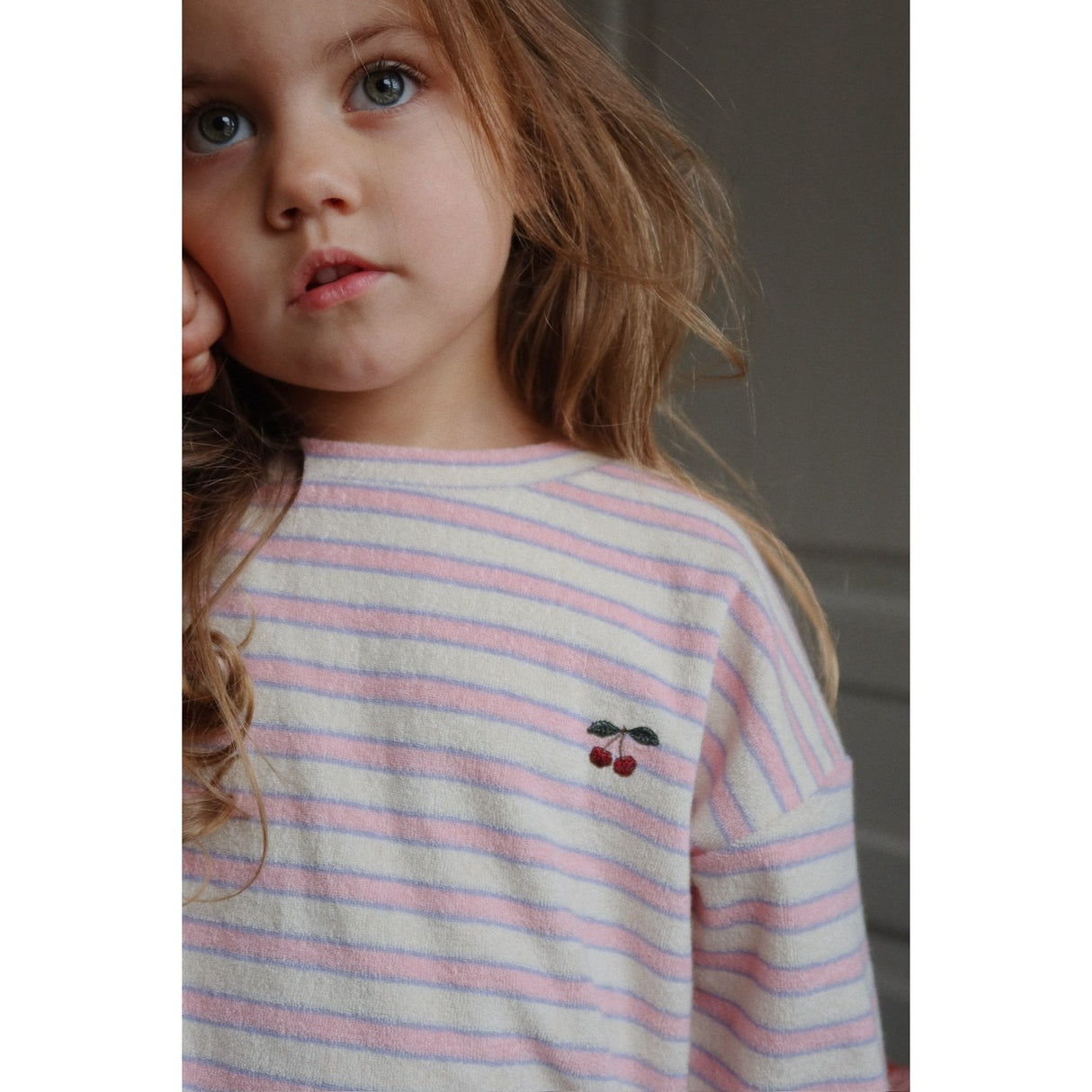 Konges Sløjd Lolly Stripe Itty Sweat Skjorte GOTS