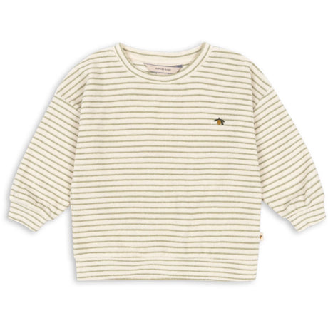 Konges Sløjd Tea Stripe Itty Sweat Skjorte GOTS