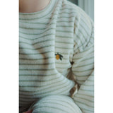 Konges Sløjd Tea Stripe Itty Sweat Skjorte GOTS