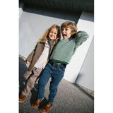 MarMar Wool Check Earthy Check Oval Jakke