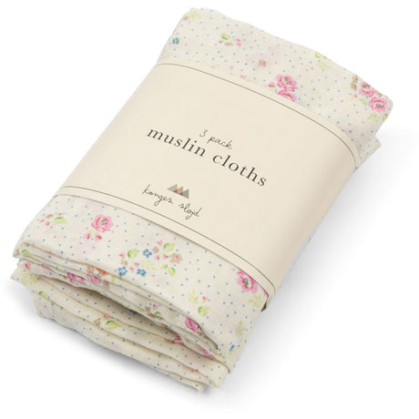 Konges Sløjd Nonoka 3 Pakke Muslin Cloth GOTS