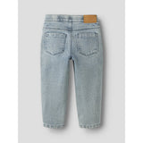 Lil'Atelier Medium Blue Denim Flower Emb Nmfdarlee Doa Loose Jeans 4499-Se Lil