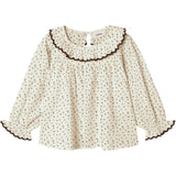 Lil'Atelier Turtledove Red Dahlia Nmfrasia Ls Loose Skjorte Lil