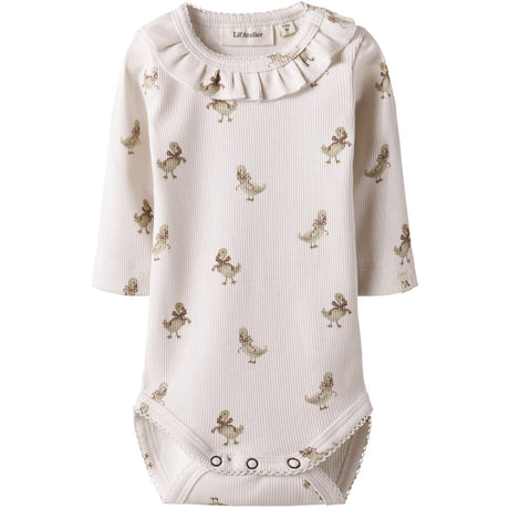 Lil'Atelier Almost Mauve Goose Nbflavo Loa Ls Slim Body Lil