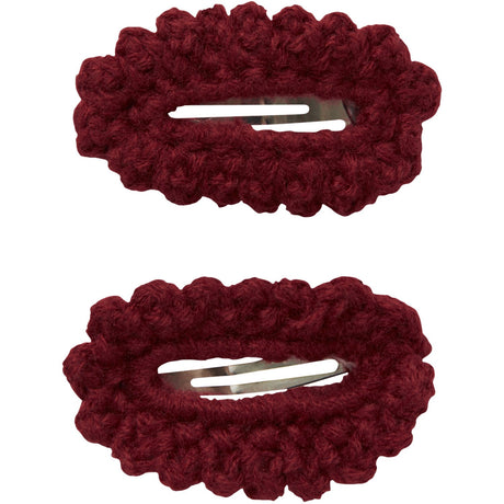 Lil'Atelier Red Dahlia Nmfacc-Lisa 2 Pakke Hair Clips Lil