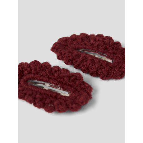 Lil'Atelier Red Dahlia Nmfacc-Lisa 2 Pakke Hair Clips Lil