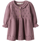 Lil'Atelier Nostalgia Rose Nbframla Lia Ls Strikk Kjole Lil