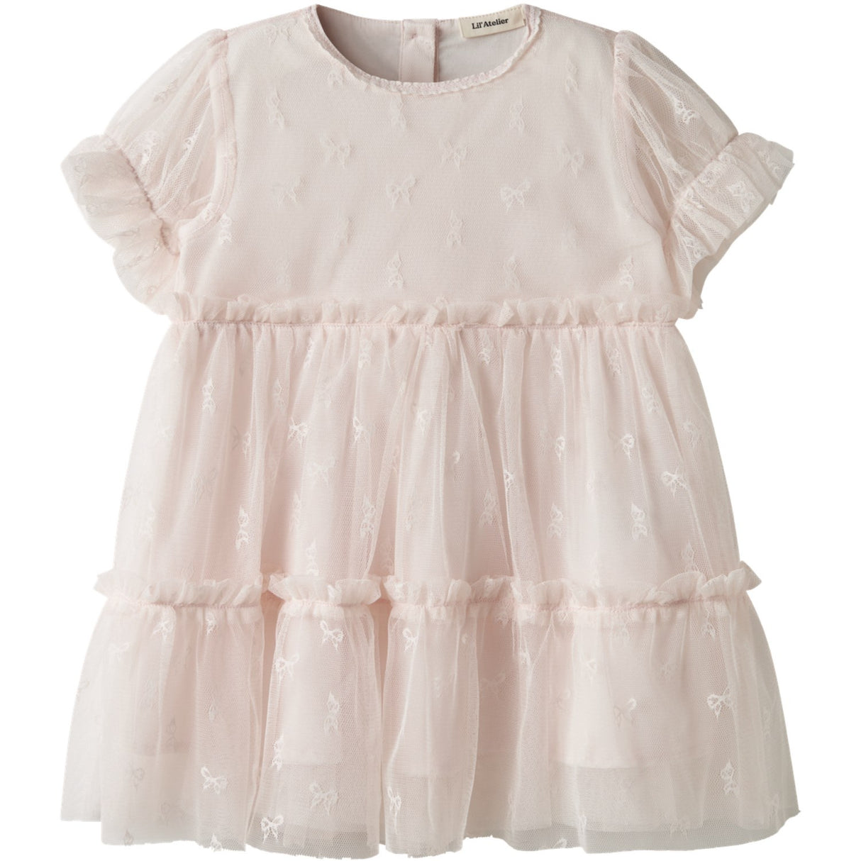 Lil'Atelier Almost Mauve Nmfrosetta Ss Loose Kjole Lil