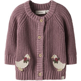 Lil'Atelier Nostalgia Rose Nbfemlen Lak Ls Strikk Card Lil