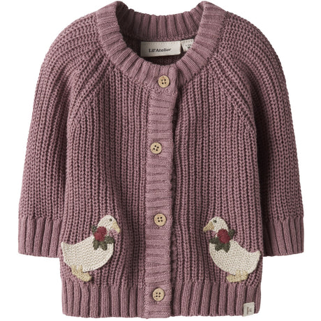 Lil'Atelier Nostalgia Rose Nbfemlen Lak Ls Strikk Card Lil