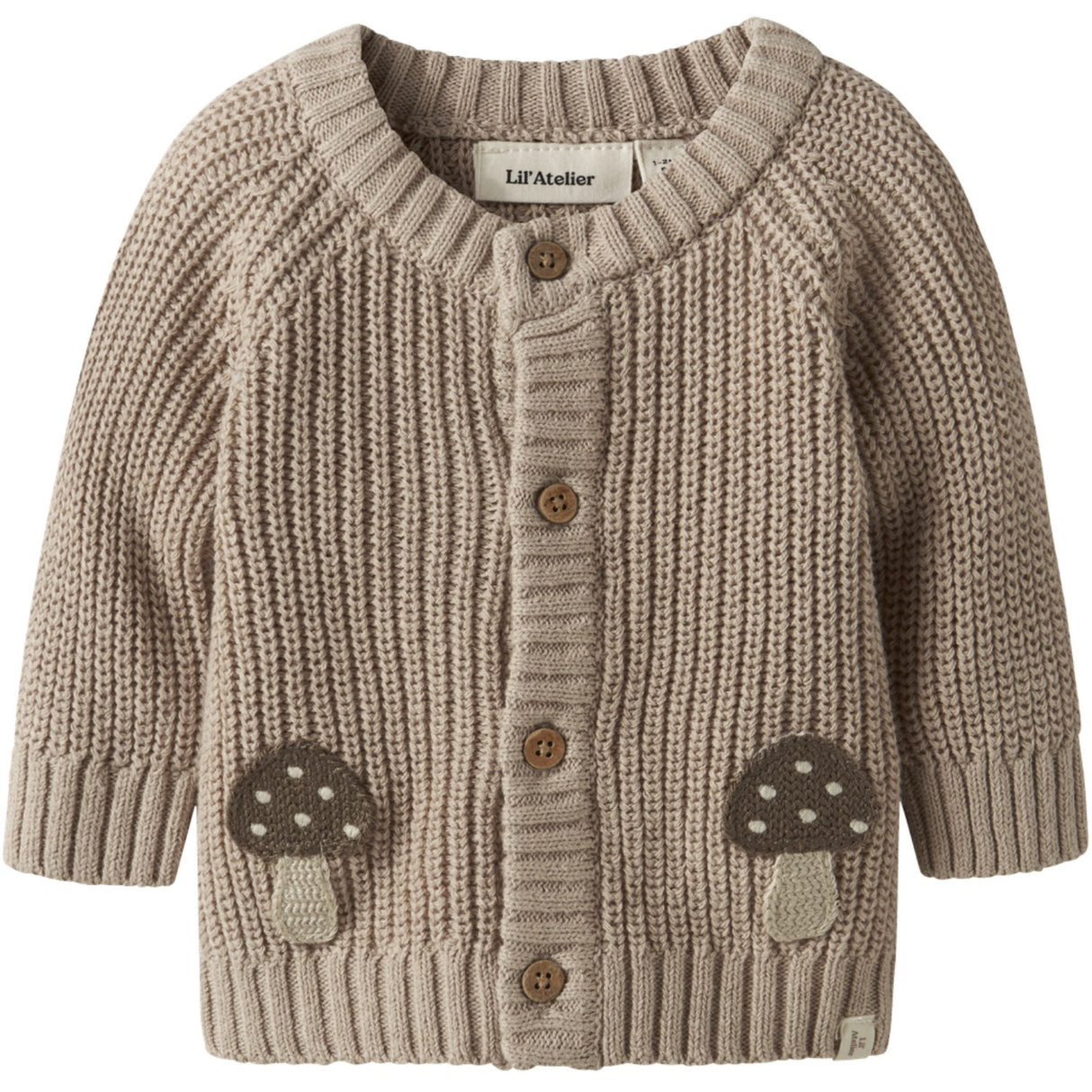 Lil'Atelier Oxford Tan Nbmemlen Lak Ls Strikk Card Lil