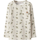 Lil'Atelier Turtledove Space Nmmlayo Geo Ls Slim Topp Lil