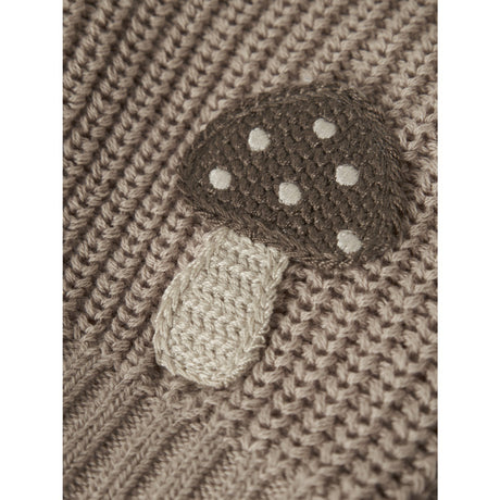 Lil'Atelier Oxford Tan Nbmemlen Lak Ls Strikk Card Lil