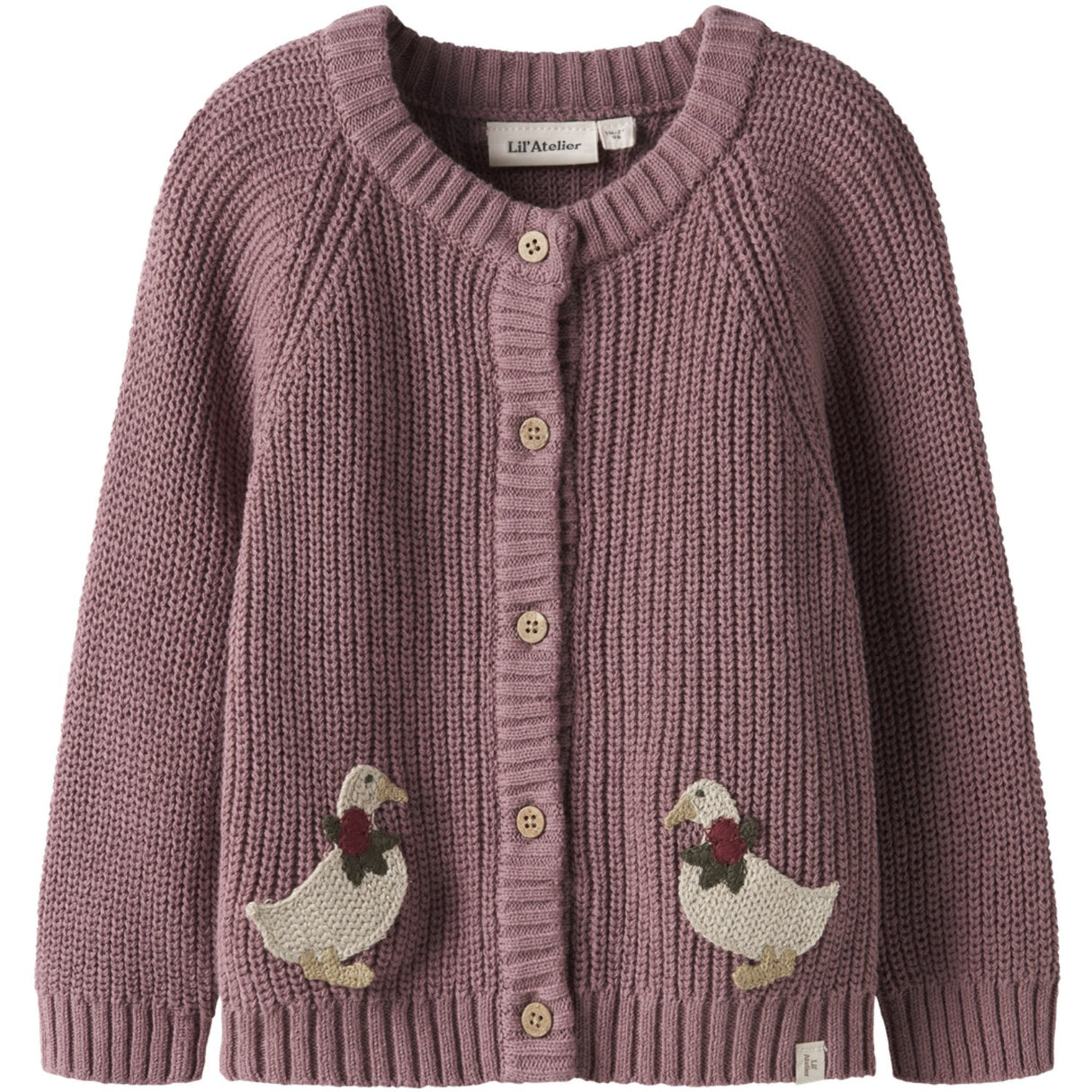 Lil'Atelier Nostalgia Rose Nmfemlen Lak Ls Strikk Card Lil