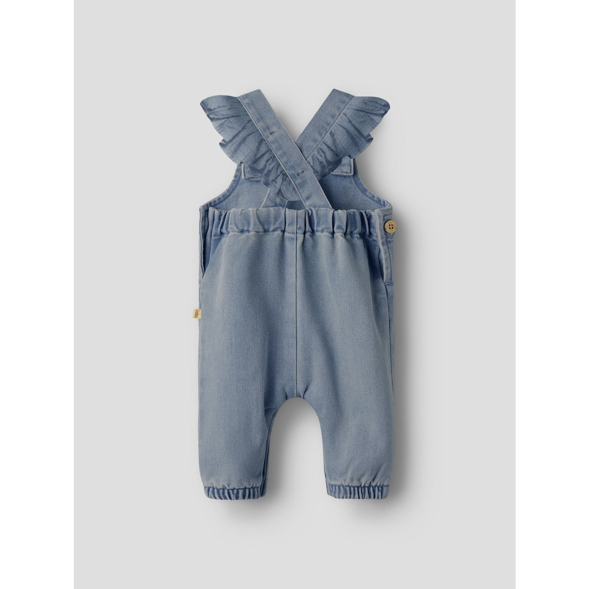 Lil'Atelier Medium Blue Denim Nbflulia Loose Dnm Overall 4017-Cj Lil