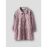 Lil'Atelier Violet Ice Dots Nmfsomba Loose Cord Kjole 7766-So S Lil