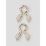 Lil'Atelier Oxford Tan Nmfacc-Louise 2 Pakke Scrunchie Lil